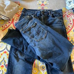 AEO super hi-rise jegging 12 long